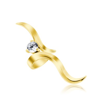 Gold Plated Silky Design Ear Cuff EC-541-GP